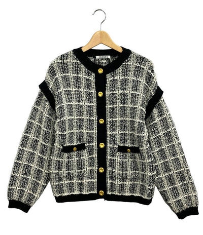 美品 スナイデル 長袖カーディガン ツイード レディース SIZE ONE (M) snidel