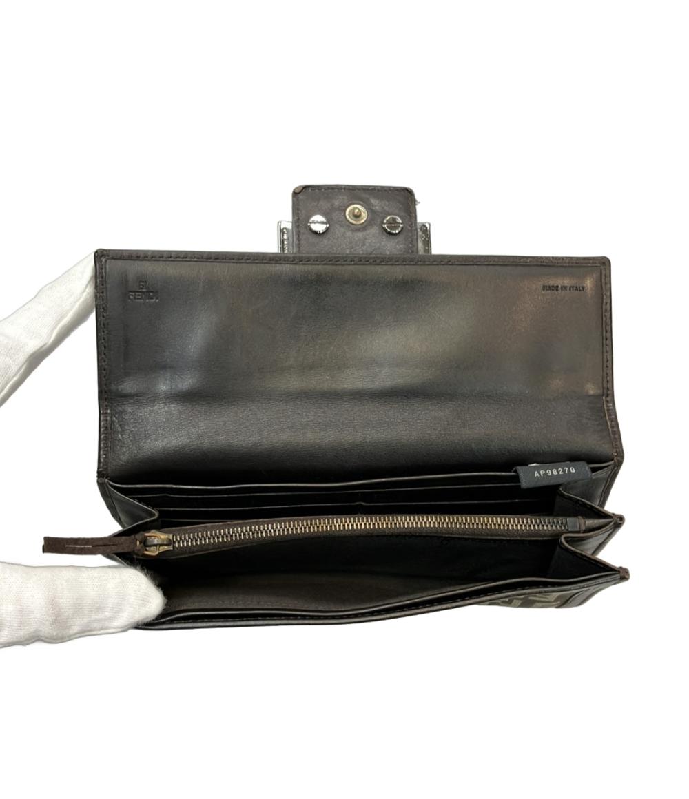 FENDI 長財布 ブラック PINOLO DONNA ZUCCA NERO 楽天市場】【財布】FENDI フェンディ ズッキーノ 2つ折長財布 二