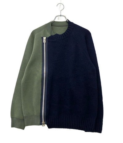 Sacai スウェットシャツ ニット 24aw ドッキング 24-03459M メンズ SIZE 1 (S) サカイ