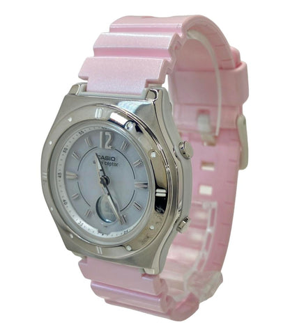 カシオ 腕時計 wave ceptor ソーラー ホワイト LWA-M142 レディース CASIO