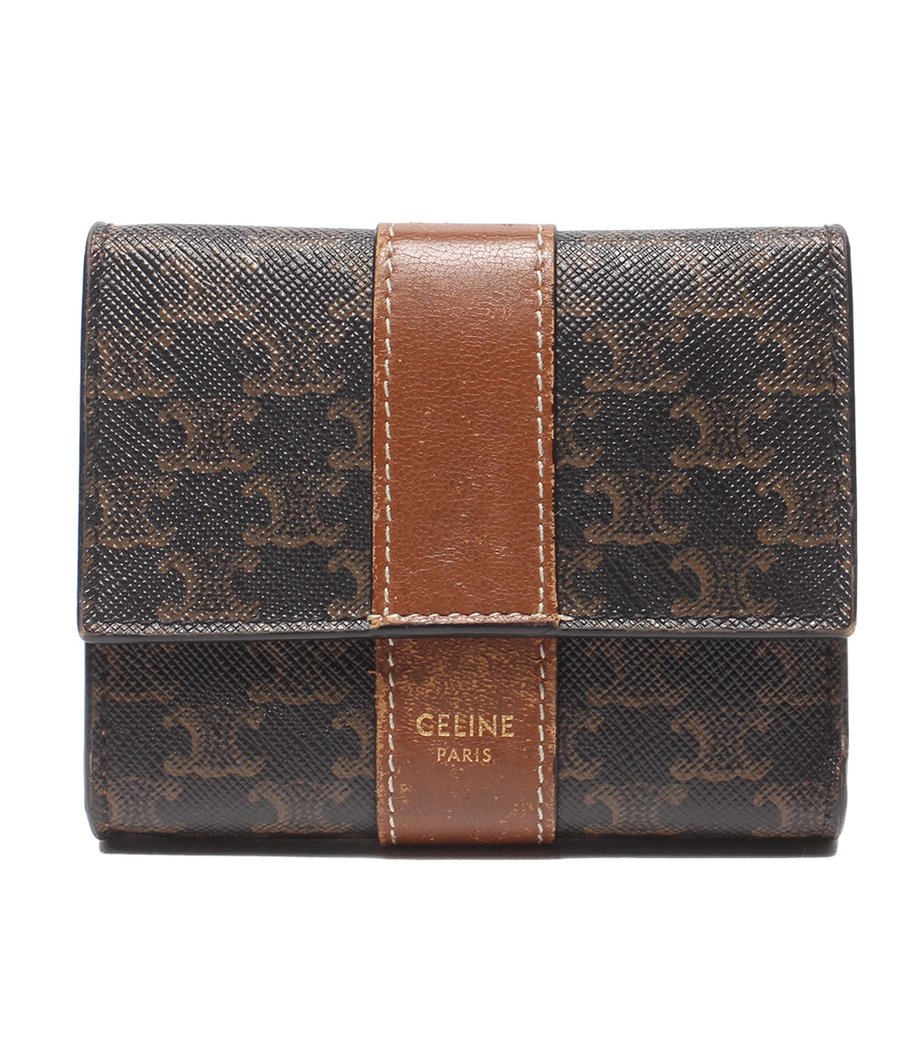 CELINE 三つ折り財布 スモールトリフォールドウォレット トリオンフ レディース セリーヌ