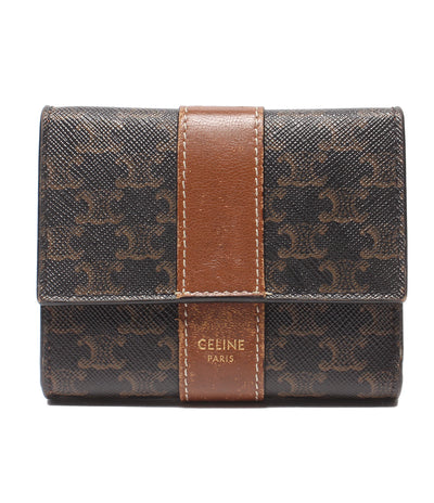 CELINE 三つ折り財布 スモールトリフォールドウォレット トリオンフ レディース セリーヌ