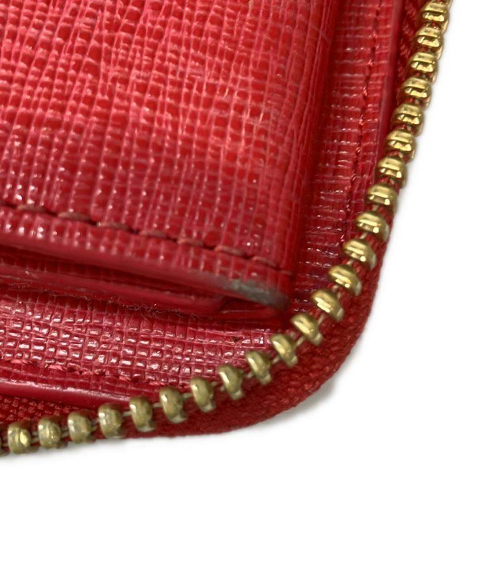 美品 フルラ 二つ折りラウンドファスナー財布 レディース Furla