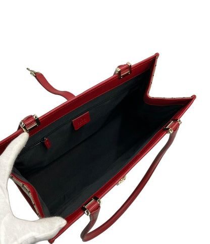 グッチ トートバッグ ショルダーバッグ 肩掛け レザー GGキャンバス 002 1073 002214 レディース GUCCI