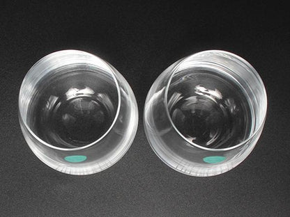 美品 TIFFANY&Co. グラス タンブラー 2点セット ペア TCO ティファニー