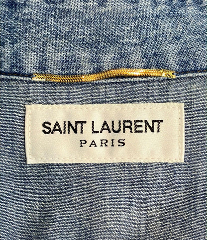 SAINT LAURENT PARIS デニムシャツ 374936 Y480G メンズ SIZE S サンローランパリ