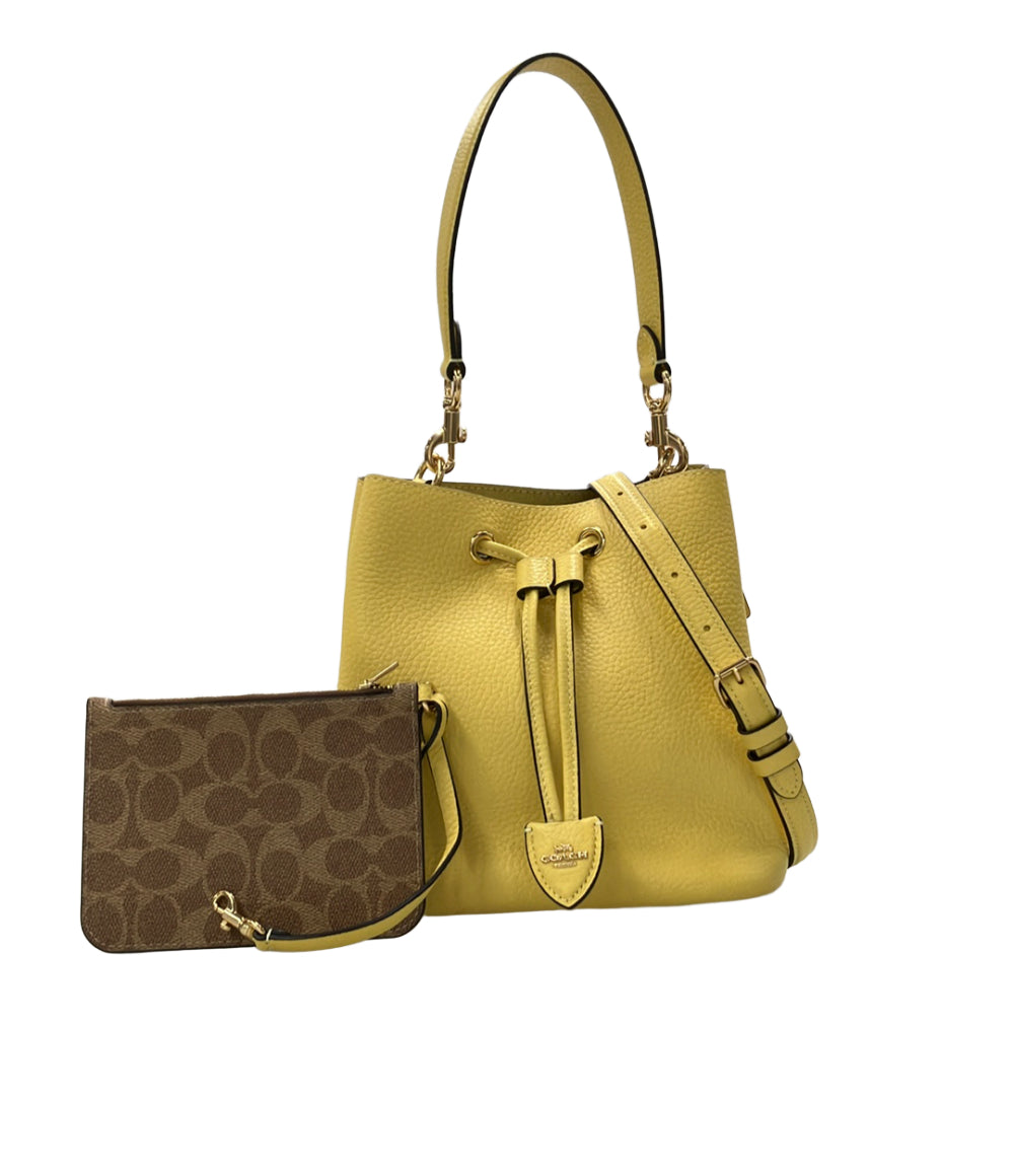 美品 COACH 2way ハンドバッグ ショルダーバッグ 斜め掛け ローアン バケット CBH06 レディース コーチ