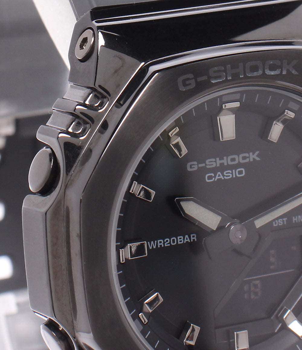 CASIO 腕時計 メタルカバード G-SHOCK クオーツ ブラック メンズ カシオ
