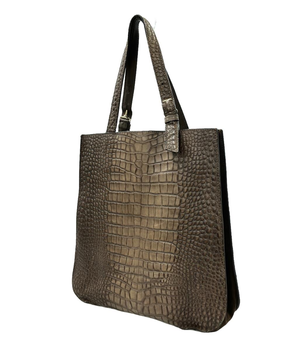 ステファノマーノ クロコトートバッグ レディース STEFANOMANO