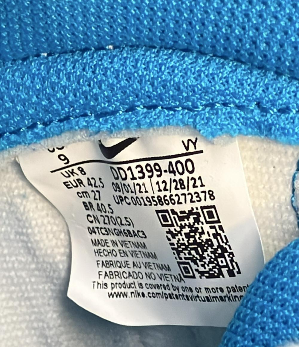 美品 NIKE ハイカットスニーカー チャンピオンシップ ブルー ダンク ハイ レトロ DD1399-400 メンズ SIZE 27.0 (L) ナイキ