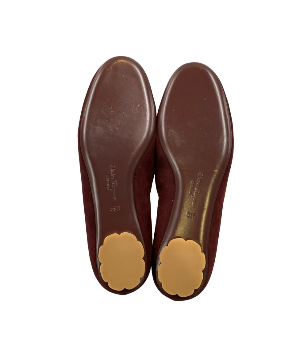 Salvatore Ferragamo パンプス スエード サルノ レディース SIZE 5 1/2