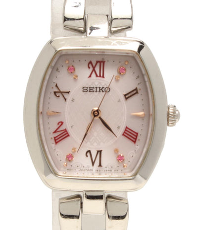 SEIKO 腕時計 ティセ TISSE ソーラー ピンク 1B21-0AH0 レディース セイコー