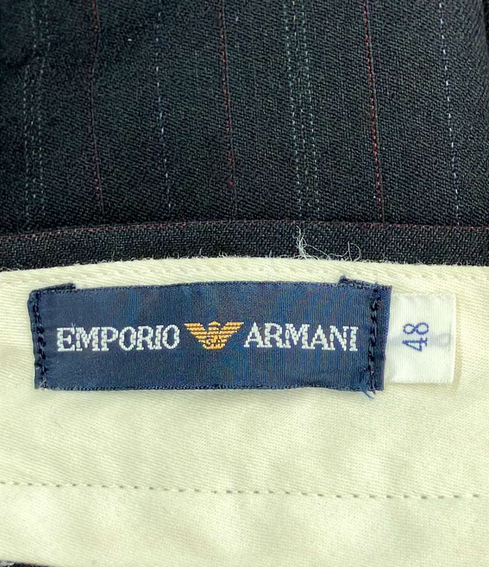 訳あり Emporio Armani タックパンツ スラックス メンズ SIZE 48 (M) エンポリオ・アルマーニ