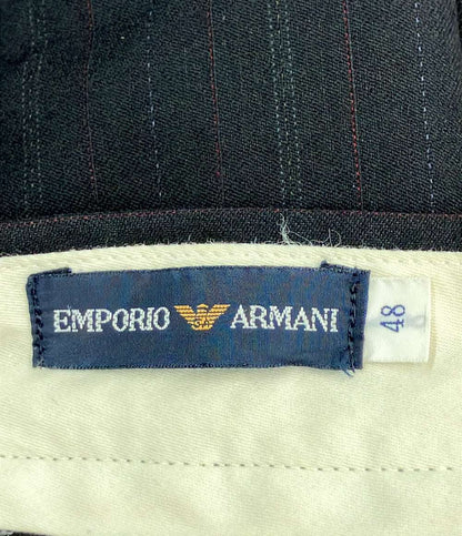 訳あり Emporio Armani タックパンツ スラックス メンズ SIZE 48 (M) エンポリオ・アルマーニ