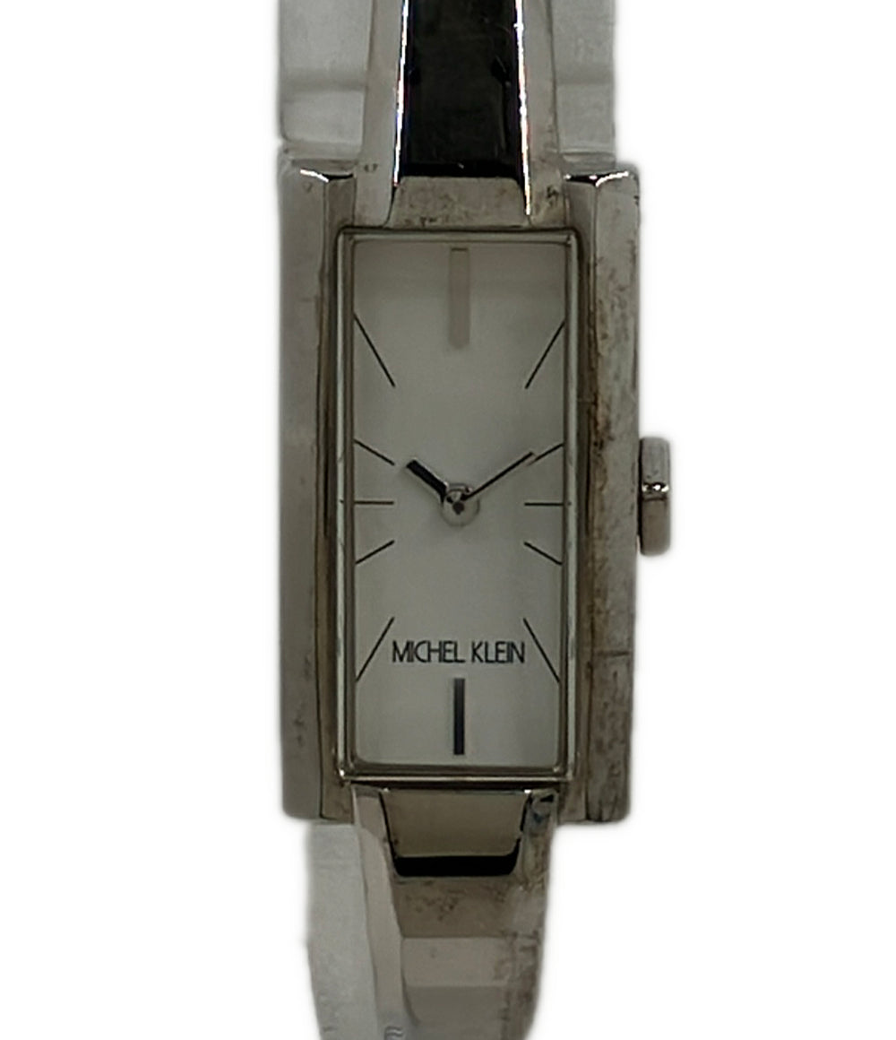 MICHEL KLEIN 腕時計 クオーツ ホワイト V220-6580 レディース ミッシェルクラン