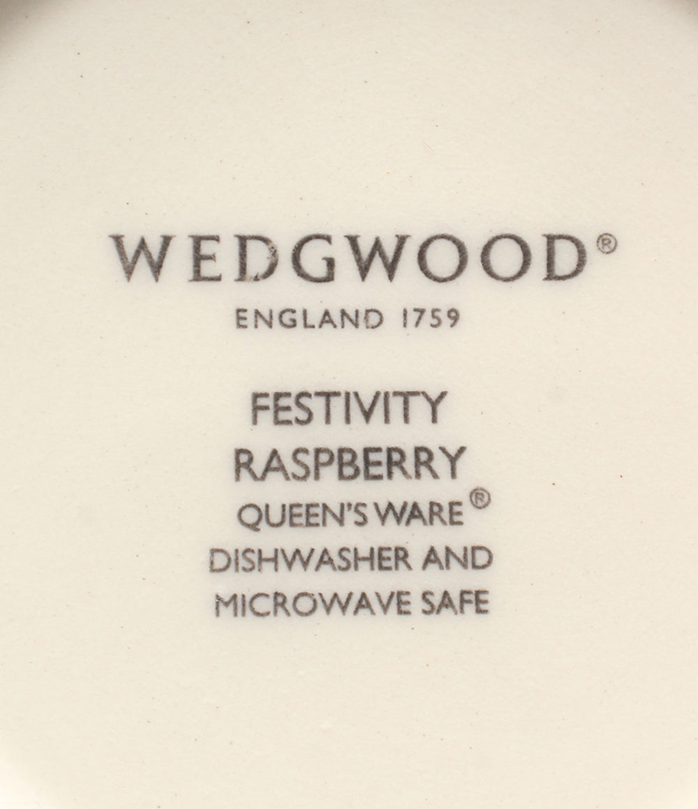 美品 WEDGWOOD マグカップ 2点セット ペア フェスティビティ ラズベリー ウエッジウッド