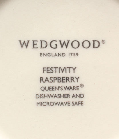 美品 WEDGWOOD マグカップ 2点セット ペア フェスティビティ ラズベリー ウエッジウッド