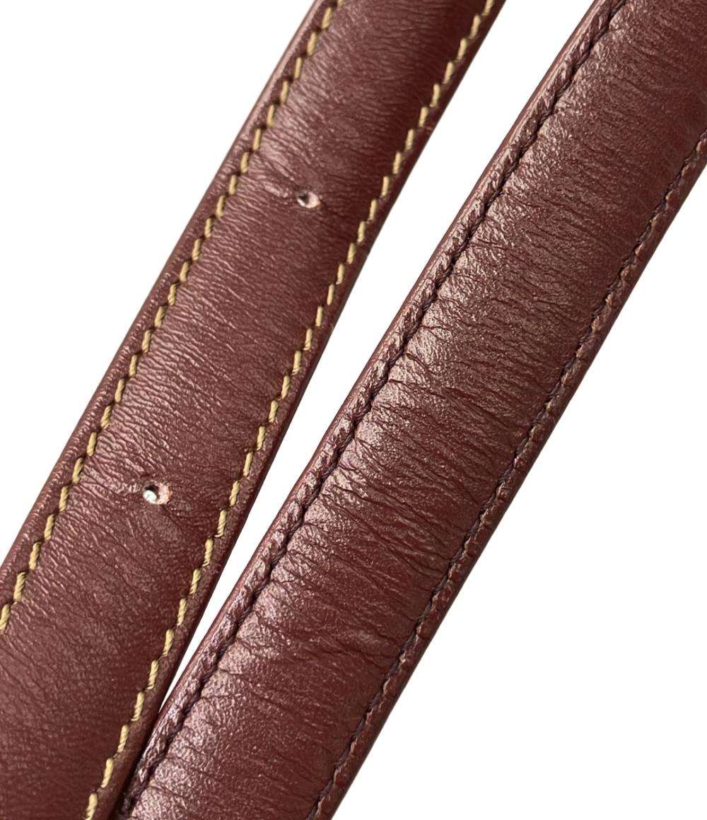 カルティエ ショルダーバッグ 斜め掛け 巾着ショルダー マストドゥカルティエ レディース Cartier