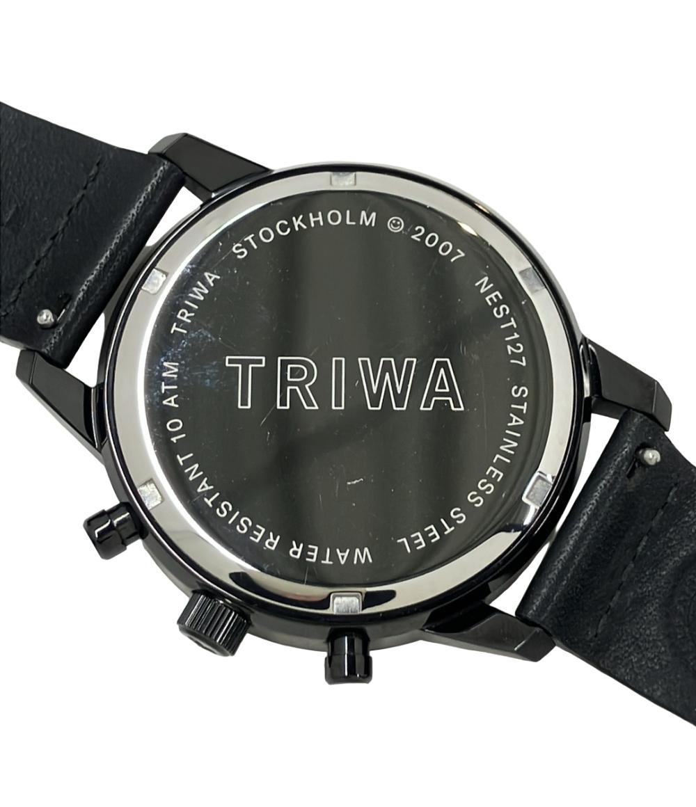 トリワ 腕時計 クオーツ ブラック NEST127 メンズ TRIWA