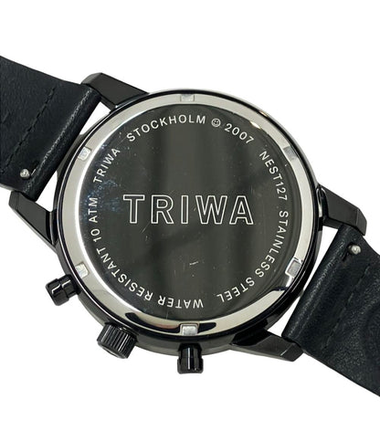 トリワ 腕時計 クオーツ ブラック NEST127 メンズ TRIWA