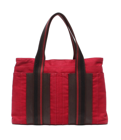 HERMES トートバッグ シルバー金具 トロカホリゾンタルMM レディース エルメス