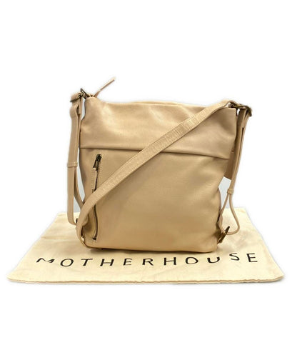 MOTHERHOUSE 2WAY リュック ショルダーバッグ 斜め掛け レディース マザーハウス