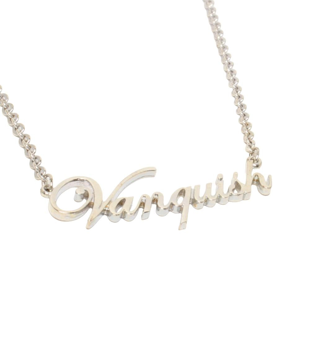 美品 ヴァンキッシュ ネックレス ロゴ メンズ VANQUISH