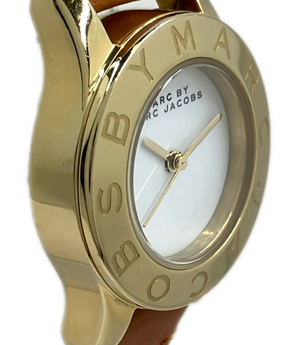 MARC BY MARC JACOBS 腕時計 クオーツ ホワイト MBM1219 レディース マークバイマークジェイコブス
