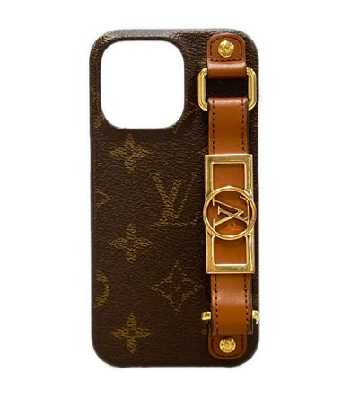 LOUIS VUITTON スマホケース iPhone13Pro バンパー ドフィーヌ 13Pro モノグラム M81214 レディース メンズ ルイ・ヴィトン