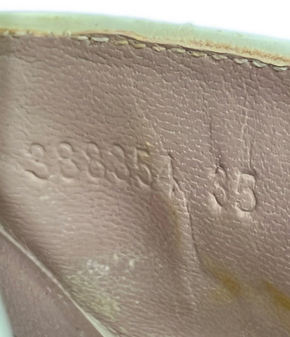 GUCCI Tストラップサンダル ウェッジソール ホースビット 388354 レディース SIZE 35 (22.5cm) グッチ
