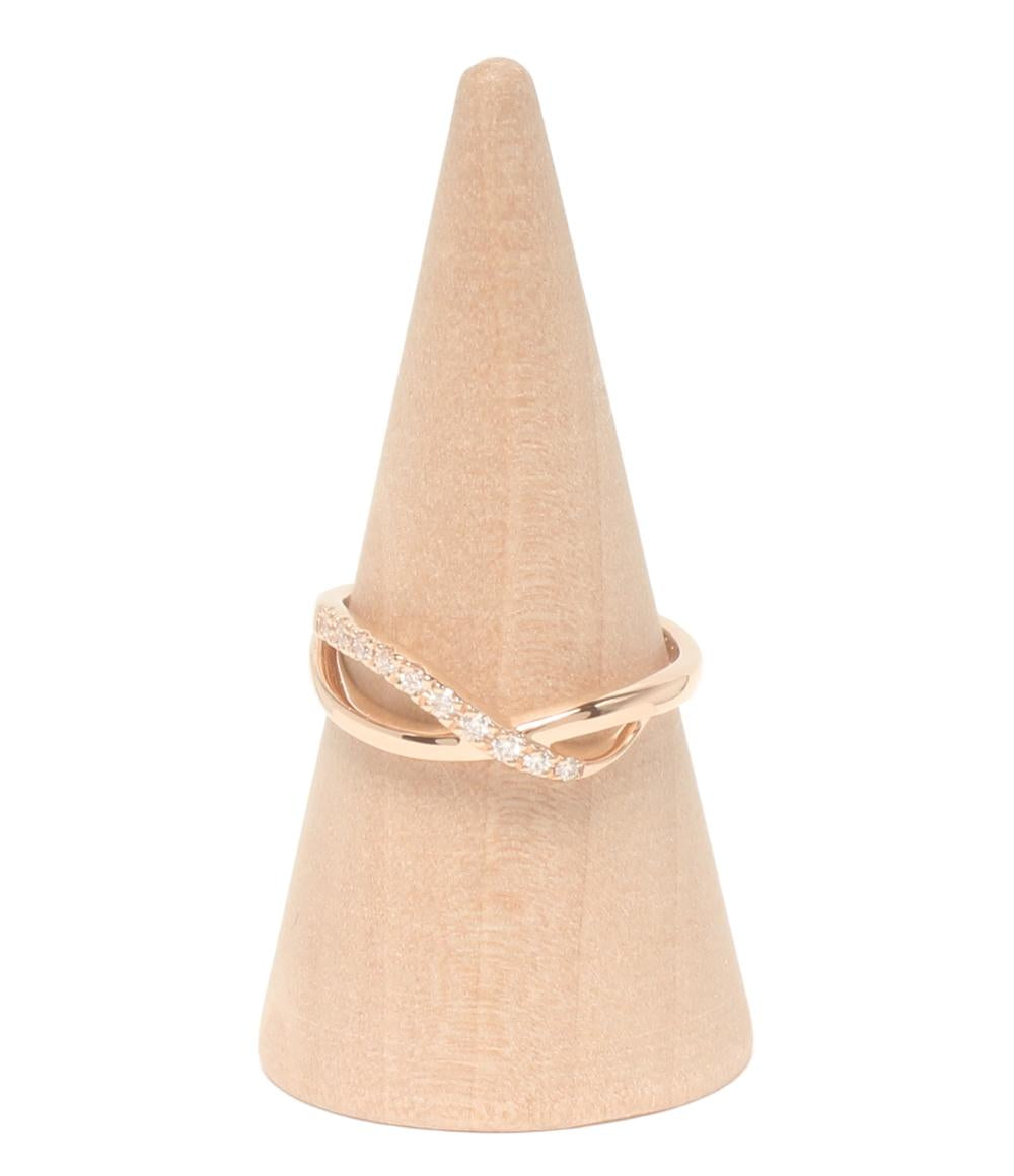 美品 ヴァンドームアオヤマ リング 指輪 K18 ダイヤ0.10ct レディース VENDOME AOYAMA