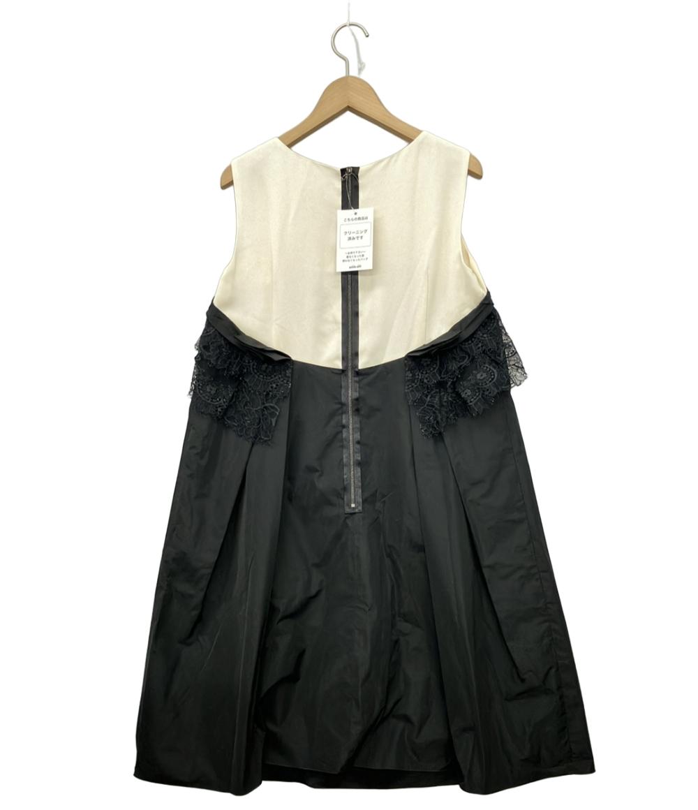 LANVIN ノースリーブひざ丈ワンピース LANVIN 赤 ノースリーブ ひざ丈ワンピース 【公式通販】
