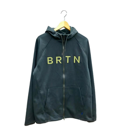 美品 バートン 裏フリースダブルジップパーカー メンズ SIZE L BURTON