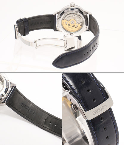 SEIKO 腕時計 SARY087 プレサージュ 自動巻き ネイビー 4R57-00F0 メンズ セイコー