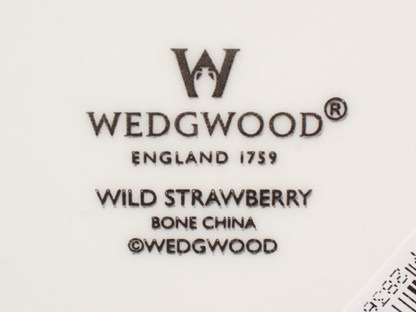 美品 WEDGWOOD オクタゴナルディッシュ 皿 25cm ワイルドストロベリー ウエッジウッド