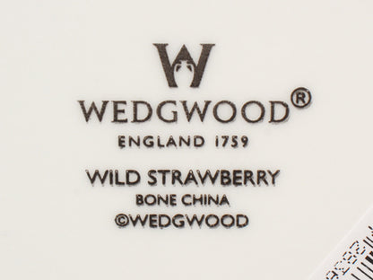 美品 WEDGWOOD オクタゴナルディッシュ 皿 25cm ワイルドストロベリー ウエッジウッド