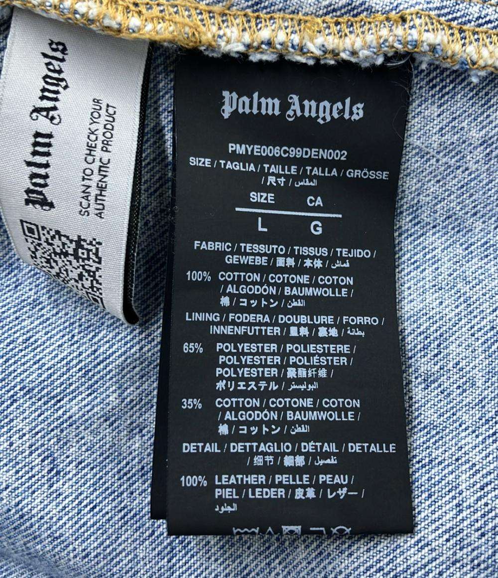 Palm Angels デニムジャケット PMYE006C99DEN002 メンズ SIZE L パームエンジェルス