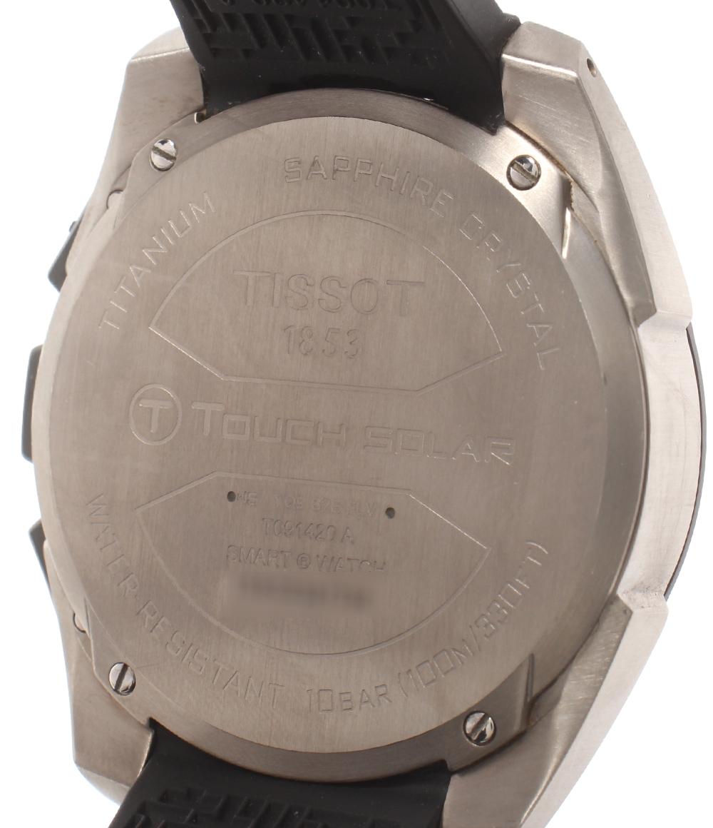 TISSOT 腕時計 Tタッチ T-Touch ソーラー T091420 メンズ ティソ