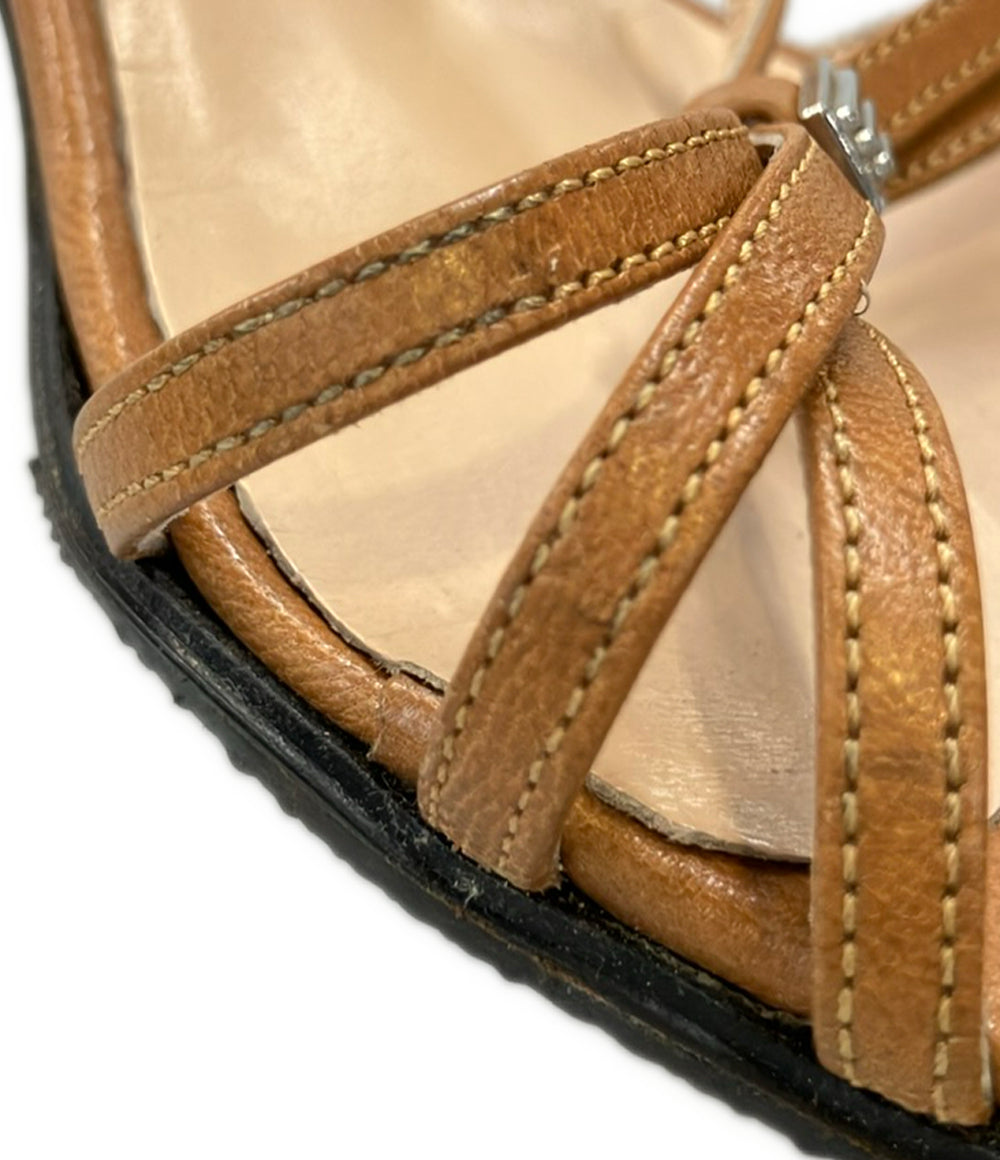 訳あり Emporio Armani スリングバックサンダル ED0322 レディース SIZE 37 エンポリオ・アルマーニ