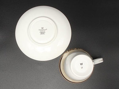 美品 WEDGWOOD カップ＆ソーサー 6客セット コーヌピア ウエッジウッド