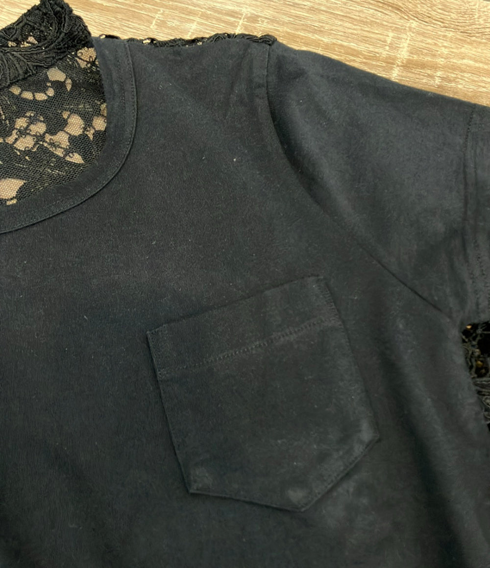 sacai 半袖Tシャツ レーストリム コットン 20SS 20-04942 レディース SIZE 2 (M) サカイ