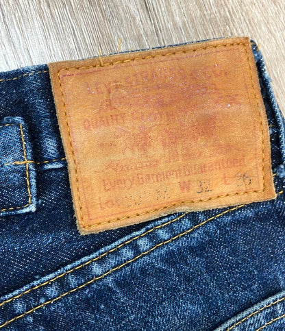 Levi's デニムパンツ ダメージ ヴィンテージ 汚れ加工 201XX 98年製 USA製 ボタンフライ 201-0003 メンズ SIZE 32 (S) リーバイス