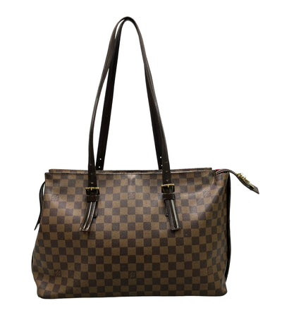 訳あり LOUIS VUITTON トートバッグ チェルシー ダミエ N51119 レディース ルイ・ヴィトン