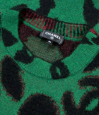 美品 CHANEL プルオーバーニット ココマーク P75361K10782 レディース SIZE 36 (XS) シャネル