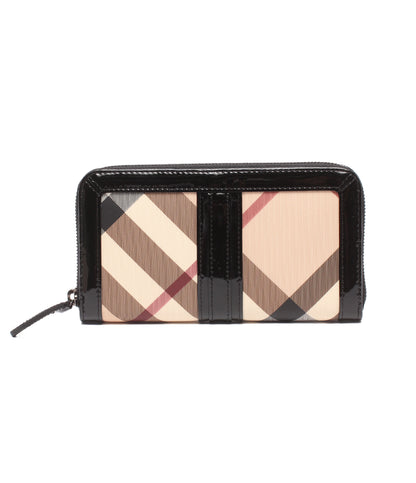 BURBERRY ラウンドファスナー長財布 メンズ バーバリー