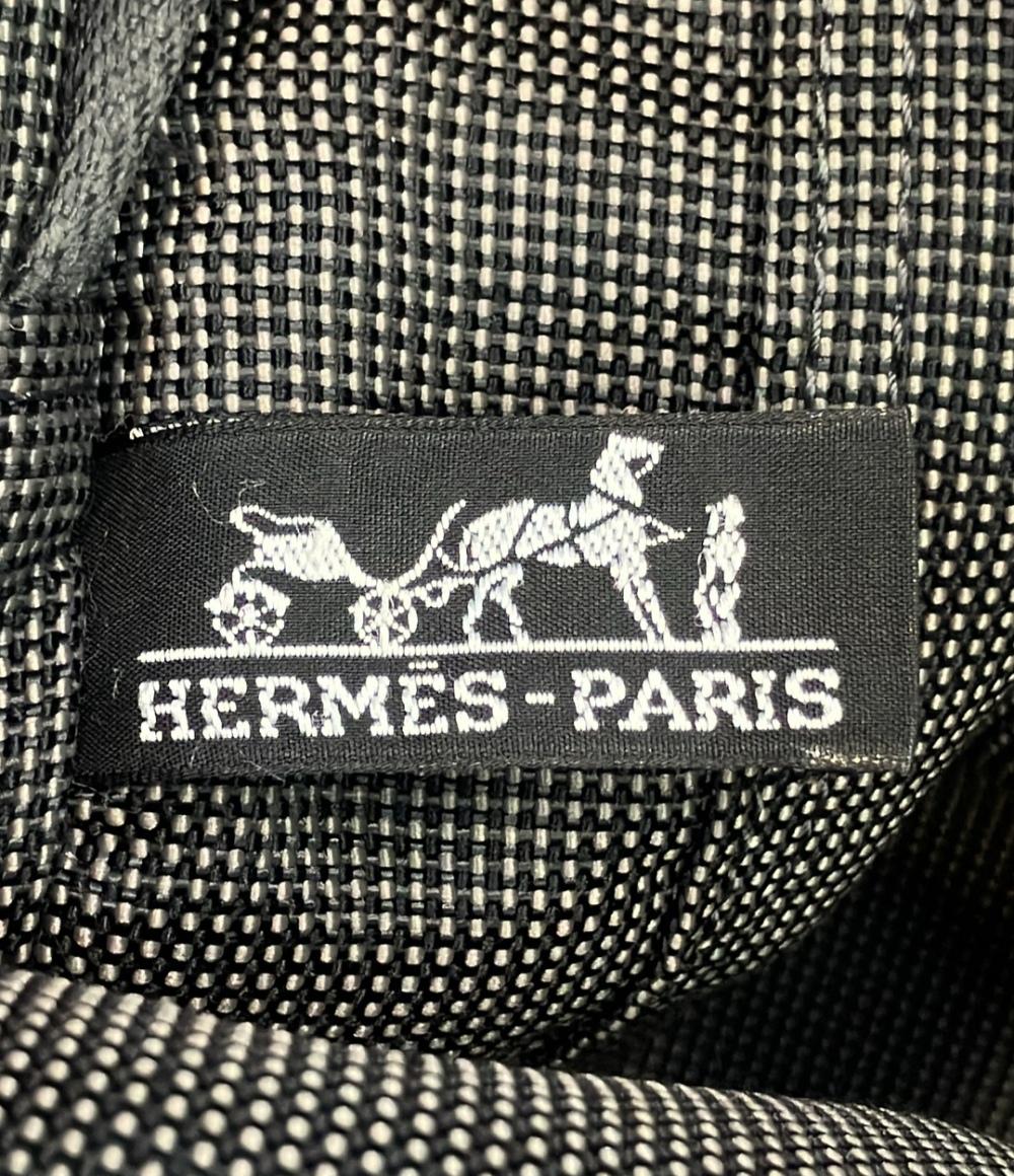 エルメス トートバッグ シルバー金具 エールラインMM ナイロンキャンバス レディース HERMES