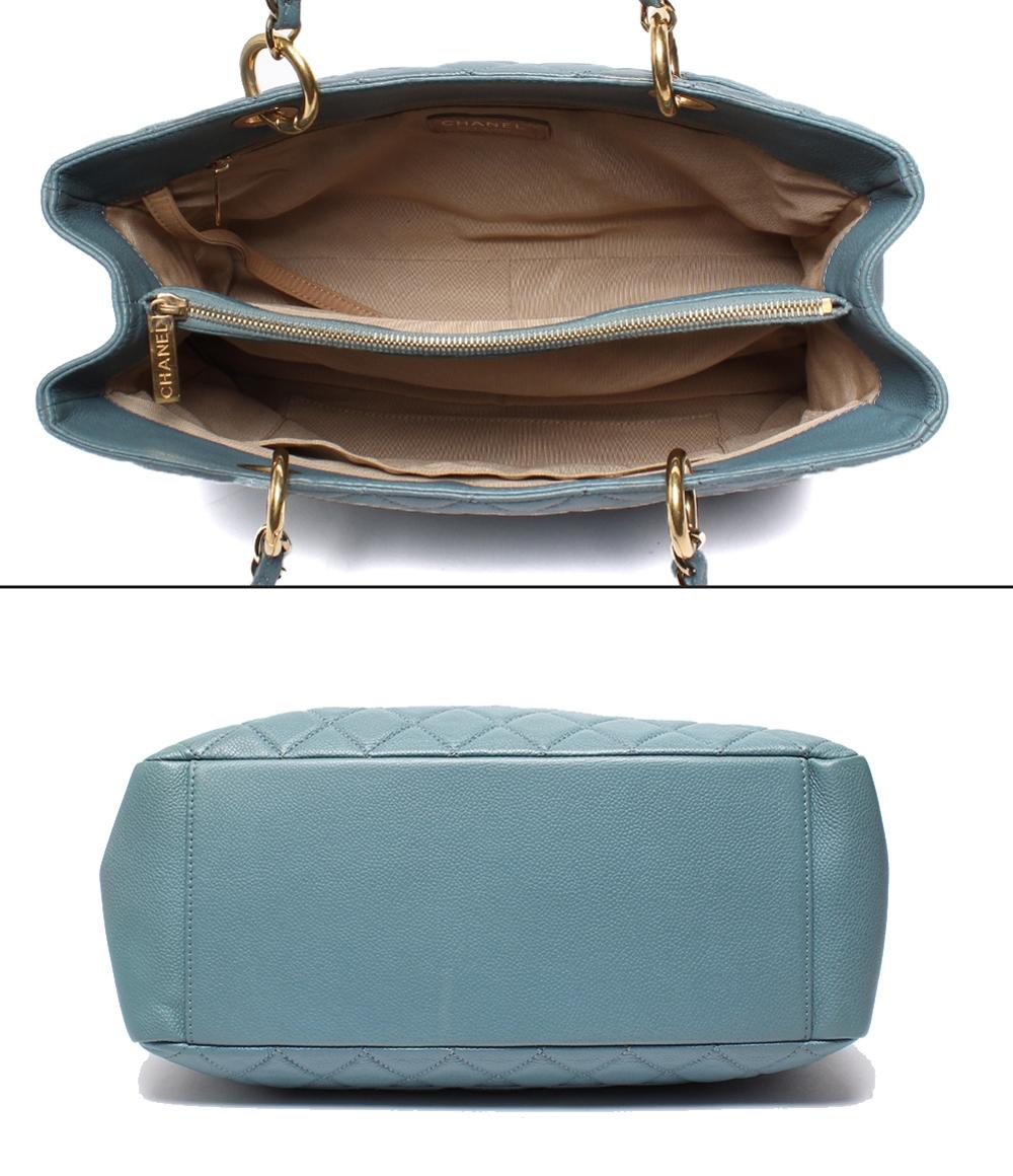 シャネル GST チェーン トートバッグ キャビアスキン ゴールド金具 肩掛け レディース CHANEL