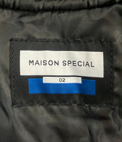 MAISON SPECIAL シープ レザー MA-1 ジャケット メンズ SIZE 2 メゾンスペシャル