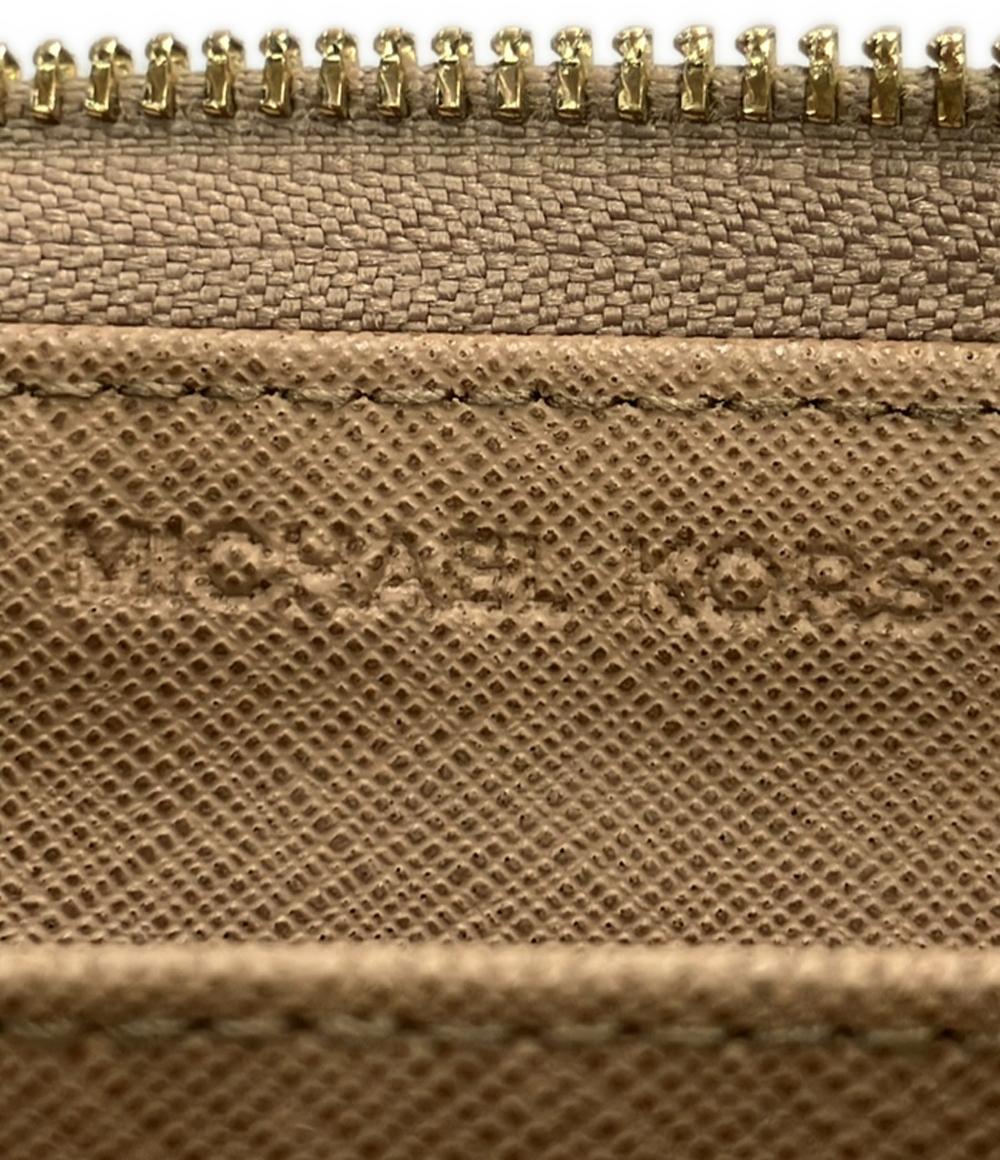 マイケルコース ラウンドファスナー二つ折り長財布 ストラップ付き レディース MICHAEL KORS