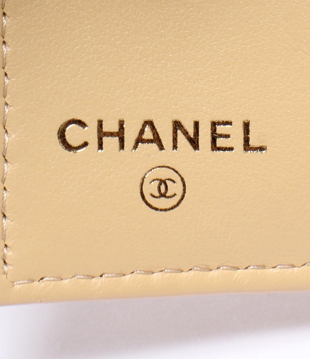 シャネル 三つ折り財布 ゴールド金具 レディース CHANEL
